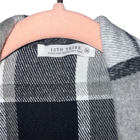 12th Tribe - Stonington Black Multi Flannel (Size M) - Picture 3 of 3